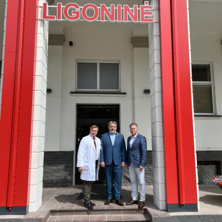 Kretingos Ligoninėje - Čekijos Ambasadoriaus vizitas