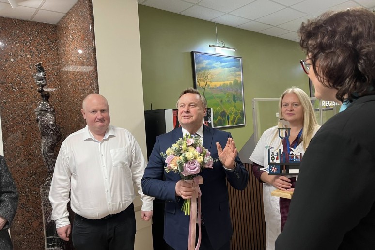 Sveikatos apsaugos Ministrės Marijos Jakubauskienės vizitas Kretingos ligoninėje-0002
