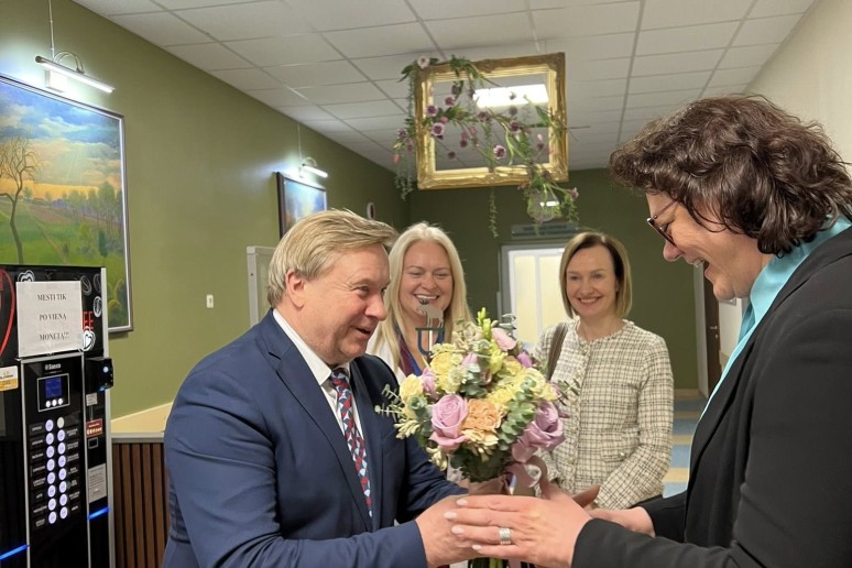 Sveikatos apsaugos Ministrės Marijos Jakubauskienės vizitas Kretingos ligoninėje-0003