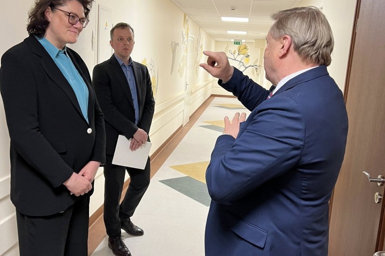 Sveikatos apsaugos Ministrės Marijos Jakubauskienės vizitas Kretingos ligoninėje-0012