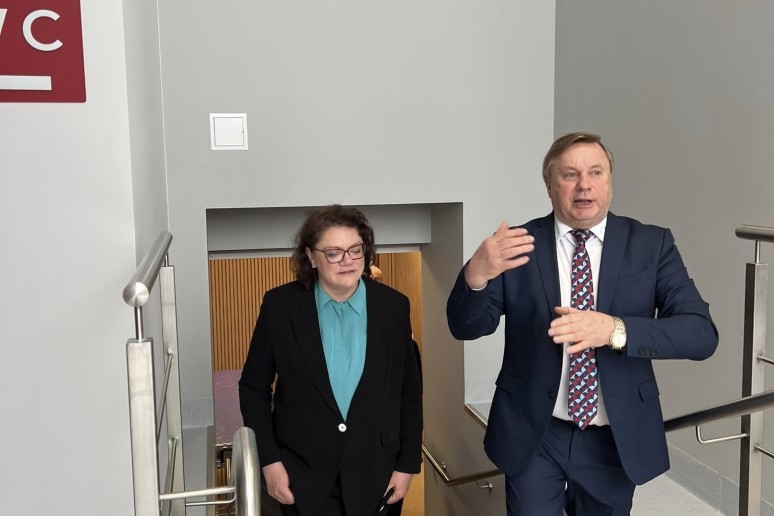 Sveikatos apsaugos Ministrės Marijos Jakubauskienės vizitas Kretingos ligoninėje-0013