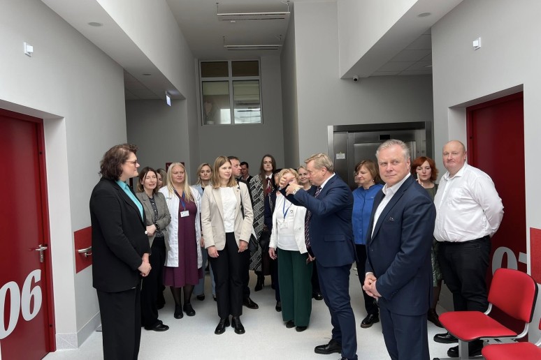 Sveikatos apsaugos Ministrės Marijos Jakubauskienės vizitas Kretingos ligoninėje-0014