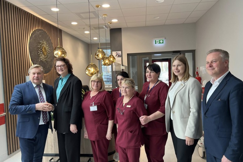 Sveikatos apsaugos Ministrės Marijos Jakubauskienės vizitas Kretingos ligoninėje-0016